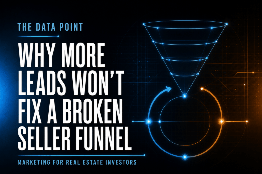 Data Point Marketing guide: Why more leads will not fix a broken seller funnel